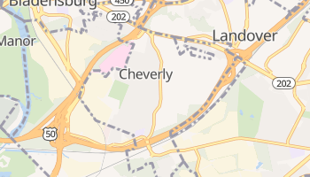 Cheverly, Maryland map