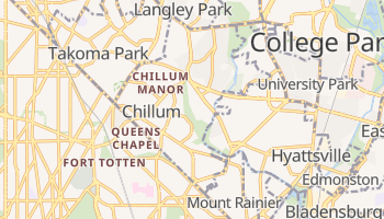 Chillum, Maryland map