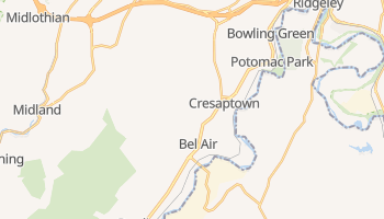 Cresaptown, Maryland map