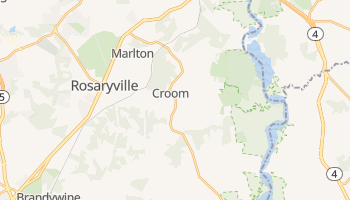 Croom, Maryland map