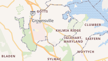 Crownsville, Maryland map