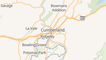 Cumberland, Maryland map