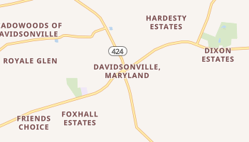 Davidsonville, Maryland map
