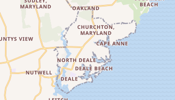 Deale, Maryland map