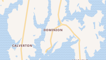 Dominion, Maryland map