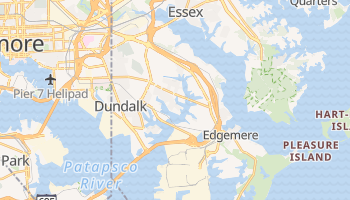 Dundalk, Maryland map