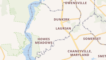 Dunkirk, Maryland map