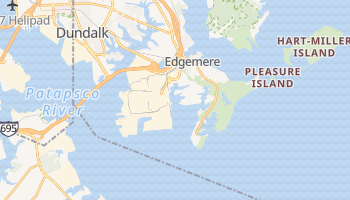 Edgemere, Maryland map