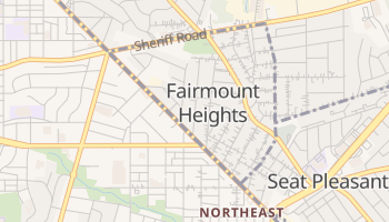 Fairmount Heights, Maryland map