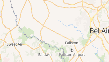 Fallston, Maryland map