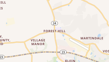 Forest Hill, Maryland map