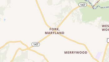 Fork, Maryland map