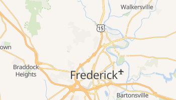 Frederick, Maryland map