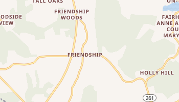 Friendship, Maryland map