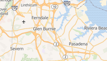 Glen Burnie, Maryland map