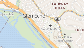 Glen Echo, Maryland map