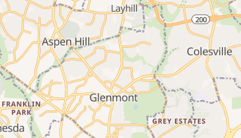 Glenmont, Maryland map