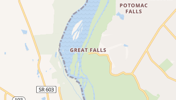 Great Falls, Maryland map