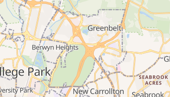Greenbelt, Maryland map