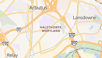 Halethorpe, Maryland map