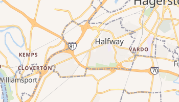 Halfway, Maryland map