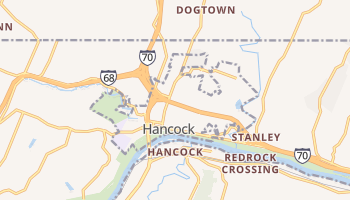 Hancock, Maryland map