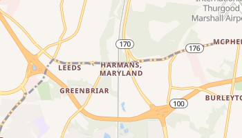 Harmans, Maryland map