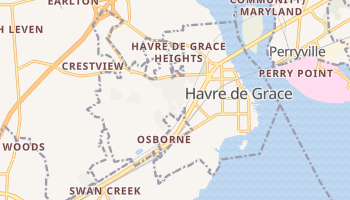 Havre de Grace, Maryland map