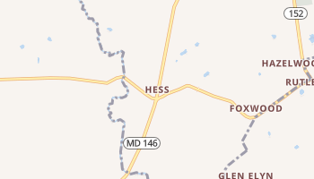 Hess, Maryland map