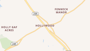 Hollywood, Maryland map