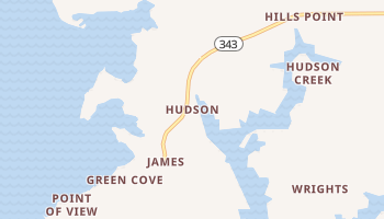 Hudson, Maryland map