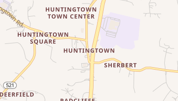 Huntingtown, Maryland map