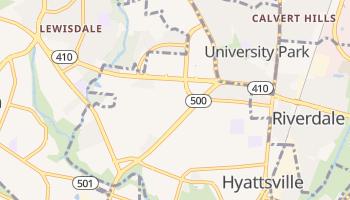 Hyattsville, Maryland map