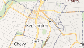 Kensington, Maryland map