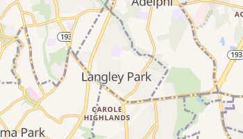 Langley Park, Maryland map