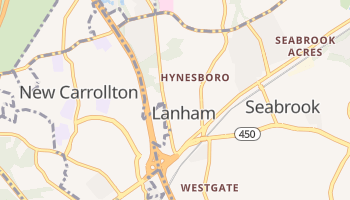 Lanham, Maryland map