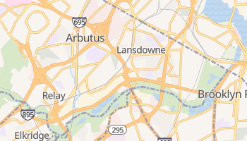 Lansdowne, Maryland map