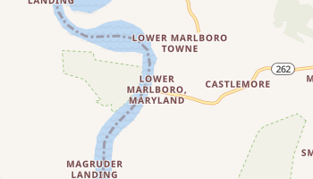 Lower Marlboro, Maryland map