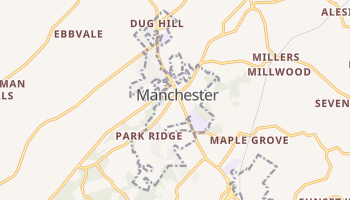 Manchester, Maryland map