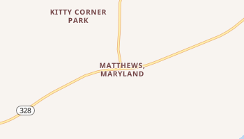 Matthews, Maryland map
