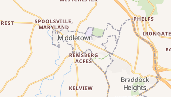 Middletown, Maryland map