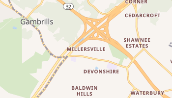 Millersville, Maryland map