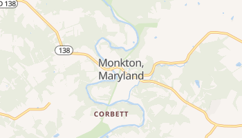 Monkton, Maryland map