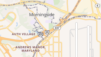 Morningside, Maryland map
