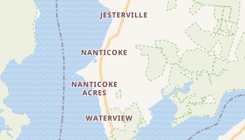 Nanticoke, Maryland map