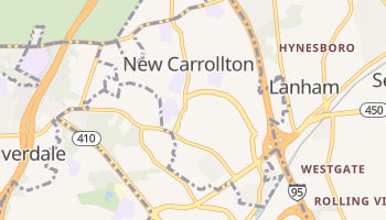 New Carrollton, Maryland map