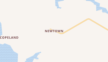 Newtown, Maryland map