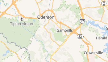 Odenton, Maryland map