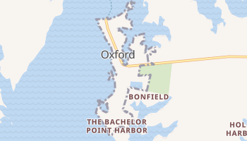 Oxford, Maryland map