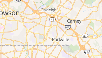 Parkville, Maryland map